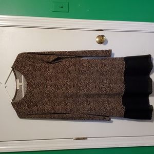 Michael Michael Kors women's M long sleeve leopard 🐆 print dress